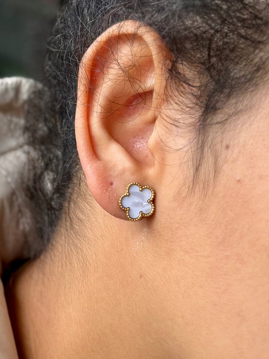 Boucles d'oreilles trèfle
