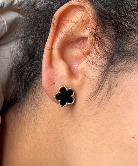 Boucles d'oreilles trèfle