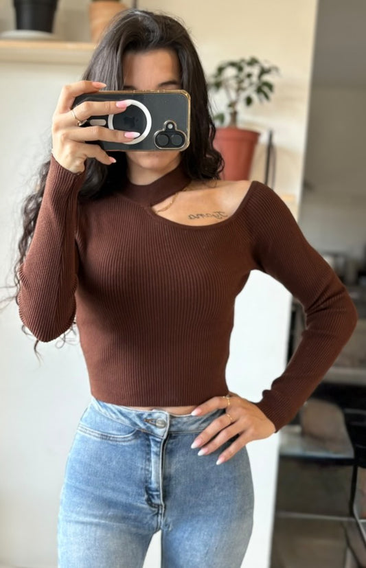 Top Asymétrique Côtelé