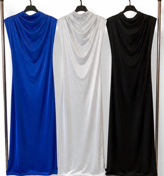 Robe longue avec épaulette