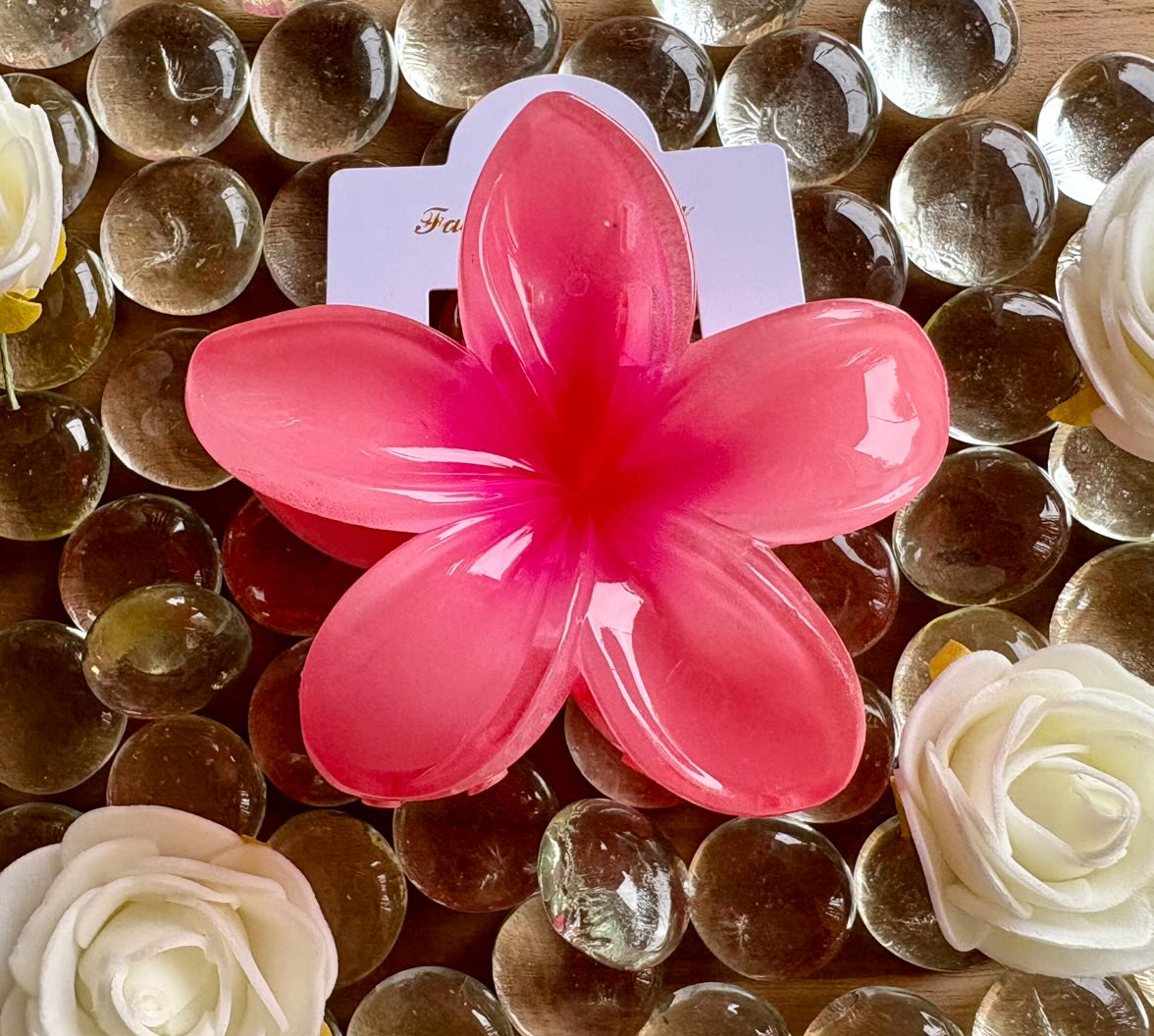 Pince à cheveux fleur