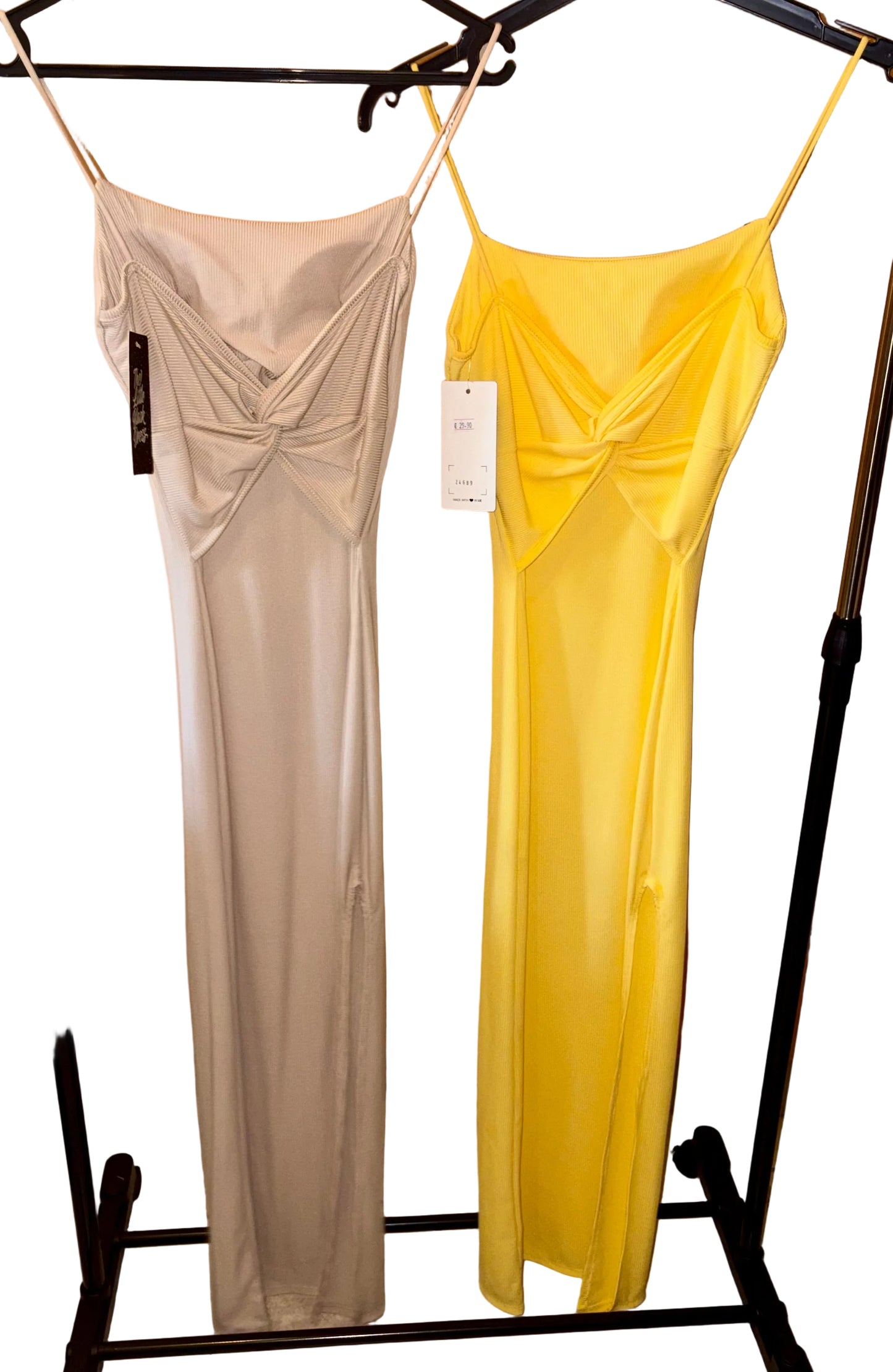 Robe longue avec coquille