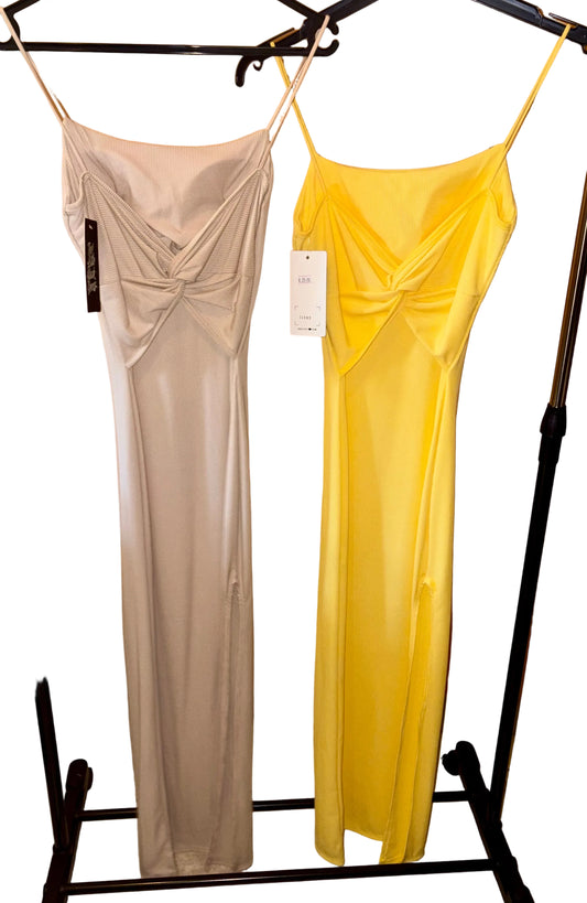 Robe longue avec coquille