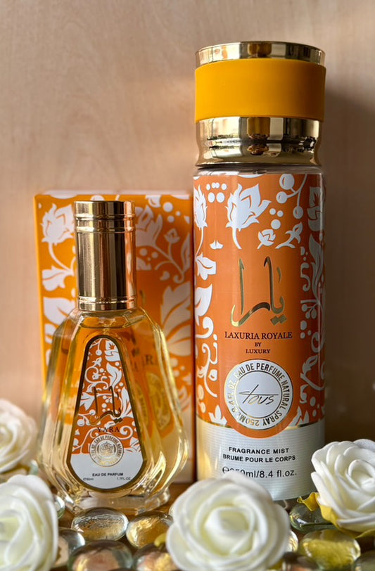 Coffret YARA ORANGE – Parfum & Brume