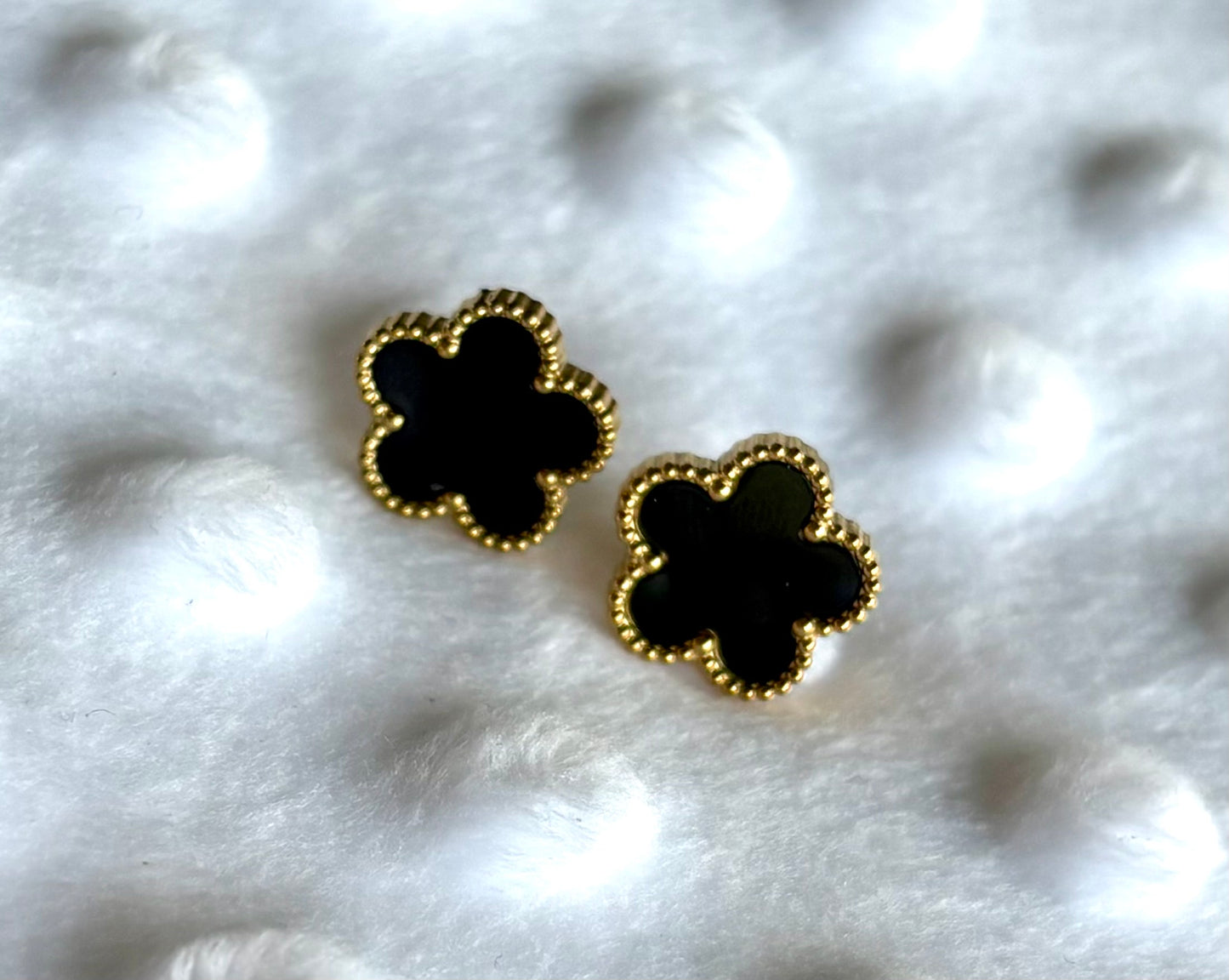 Boucles d'oreilles trèfle