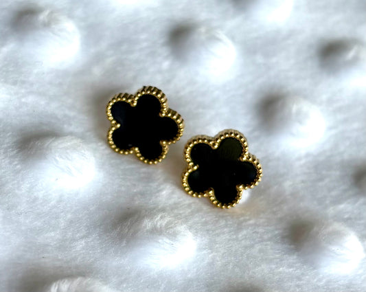 Boucles d'oreilles trèfle