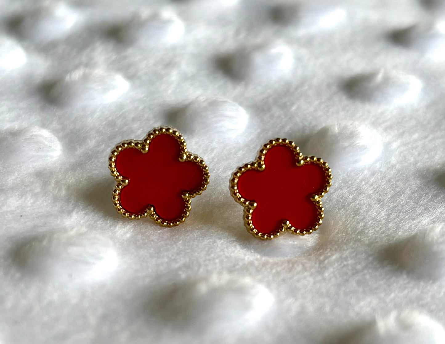 Boucles d'oreilles trèfle