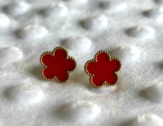 Boucles d'oreilles trèfle