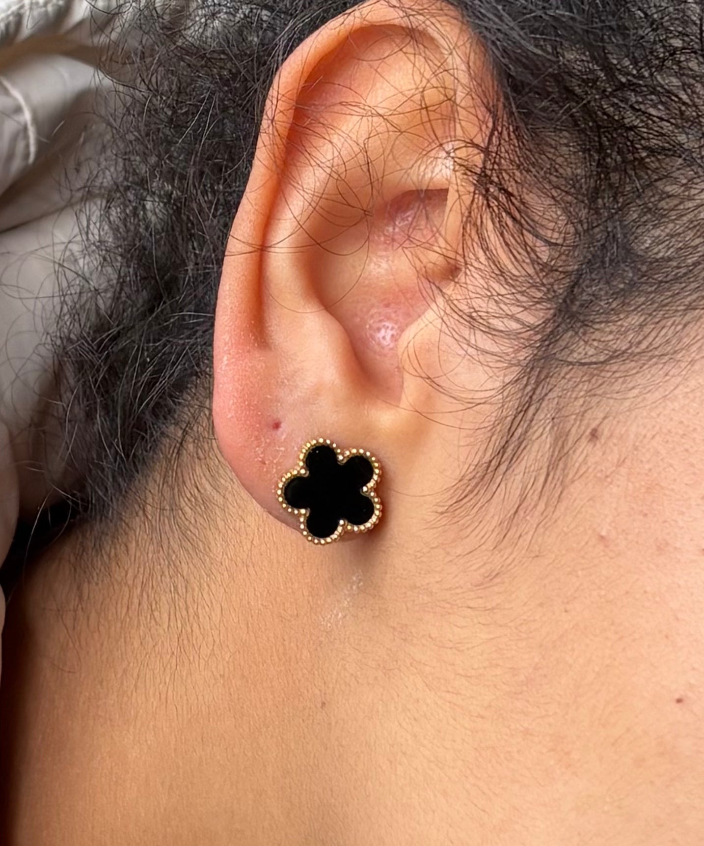 Boucles d'oreilles trèfle